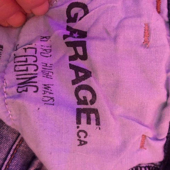 Garage Retro High Wasted Jeggings Size 9 - Picture 3 of 9
